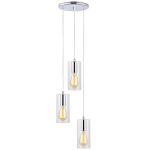 Wacom Waco - Pendant Light - 3 Lights - Chrome