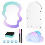 Moko Locker Accessories Set 5 In 1 Back To School Supplies College Essentials Includes Magnetic Acrylic Board Locker Mirror Mark