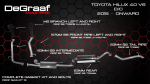 Toyota Hilux 4.0 V6 Revo Degraaf Sbs Performance Exhaust For