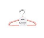Hangers – Kids – Velvet – 5PC – Pink