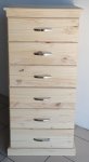 M6 600W Chest Of Drawers - Raw - Mb Pine