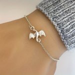 Bohemian Style Silvery Dragon Bracelet 1PC Delicate Chain Jewelry For Women Versatile Dragon Accessory With Secure Clasp