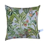 Scatter Cushion 60X60CM Exotic Animals On Grey Cotton