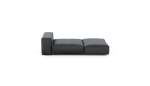 Lounger - Velvet - Dark Grey - 220CM X 105CM