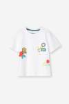 BOYS Graphic Tee - 7 Optic White