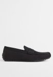 Imitation Suede Driving Shoes - Black