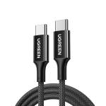 UGreen Type-c To Type-c Braided Cable 100W 2 Metre Black
