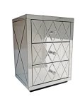 Belleza Mirror Pedestal Giant 3 Drawer Set Of 2