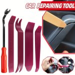 5PCS Car Door Clip Plate Trim Removal Tool Kit Navigation Blade Removal Plastic Car Interior Saw Modified Repair Tool