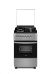 Ferre 50×60 2 Burner Freestanding Gas Cooker Silver F5S22E3.FD.S