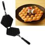 Waffle Maker Egg Bubble Pan Aluminum Alloy Non-stick Waffle Cake Baking Mold Plate Egg Mould