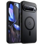 JETech Google Pixel 9 9 Pro Premium Slim Magsafe Translucent Bumper Case Matte Black