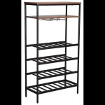 Symphony Wine Rack – Steel Frame – Adjustable Feet