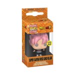 Pop Pocket Keychain: Dragon Ball Super - Super Saiyan Rose Goku Black Glows In The Dark