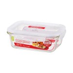 Locknlock Euro Glass Container Rect 630ML