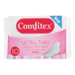 Comfitex Cottn Ultra Pads 10'S - Unscented