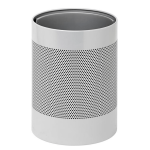 Super Steel Litter Bin – Wide – Perforated – Stainless Steel – 630SI