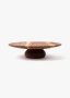 Acacia Wood Round Base Cake Stand