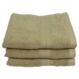 & 39 S Plush 450 Guest Towel 3PC Pack 030X050CMS 450GSM - Pebble