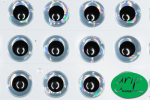 Grip 3D Eyes Chrome Silver