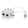 Equip Premium 2-PORT CAT5E RJ45 Splitter 127603