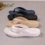 Summer Men's And Women's EVA Flip-Flops - Casual Street Style Solid Color Slides - Arch Support Minimalist Sandals For Hiking Outdoor Activities And Beach