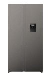 Hisense 541L Side-by-side Refrigerator With Water Dispenser H680SIT-WD Grey