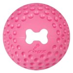 Rogz Pet Products Rogz Gumz Small 49MM Dog Treat Ball - Pink