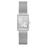 Guess Silver Tone Ladies Analog Watch With Mesh Bracelet