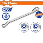 Offset Double Ended Ring Spanner 18 X 19MM WSA3107