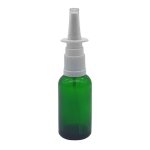 50ML Green Glass Aromatherapy Bottle With Nasal Sprayer 18 415
