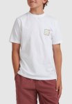Billabong Boys Crayon Wave Short Sleeve Tee - White