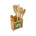 8 PC Bamboo Utensil Set