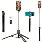 Selfie Stick Tripod 170CM 67INCH With Wireless Remote Extendable Portable 360 Degree Rotation Ultra Long For Cell Phone