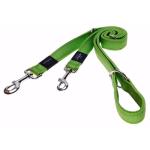 Rogz Utility Reflective Multi Lead - Snake Medium Lime
