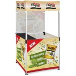 Ovation Sublimated Gazebo 1M X 1M Kiosk 3 Half-wall Skins 1 Full-wall Skin