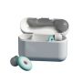 Green Noise Reducing Ring Shaped Sleep Earplugs Detachable Easy To Clean