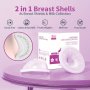 Reusable Silicone Breast Shields & Milk Collectors: Food Grade Bpa Free Easy To Clean & Sterilize