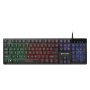 VX Gaming Poseidon Wired Semi Mechanical Gaming Keyboard Black