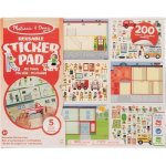 M&d Reusable Stickers My Town