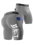 Men's Letters Print Sports Shorts Active Skinny High Stretch Trousers For Hiking Jogging Cycling Outdoor Fitness Workout
