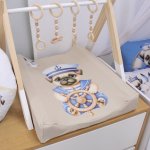 Pug Sailor Blue Baby Changing Mat Cover Pugs At Sea Design