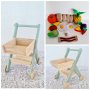 Shopping Cart + Breakfast Felt Set