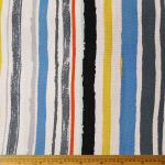 Blue & Black Stripe Polyester