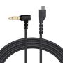 Earphone Audio Cable For Steelseries Arctis 3 / 5 / 7 - ZS0135 - Black