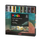 Uni Posca PC5M 1.8MM-2.5MM Earth Bullet SET8