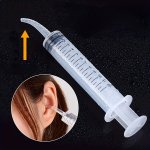 Easy-to-use 0.41OZ Earwax Removal Syringe - Gentle Elbow Rubber Tube For Safe Cleaning No Batteries Required
