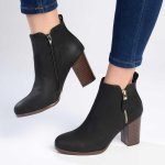 Madison Fern Ankle Boot - Black - 9