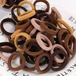 50 100 300PCS Colorful Hair Ties Elastic Hair Ties Decorative Hair Accessories Set Holiday Gift For Girls