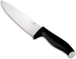 1 Piece Stainless Steel Chefs Knife - Black Silver Collection